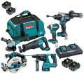 Makita DLX6109TX1 - 18V 5.0Ah Cordless Brushless 6 Piece Combo Kit 